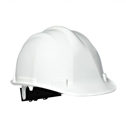 casque de chantier blanc