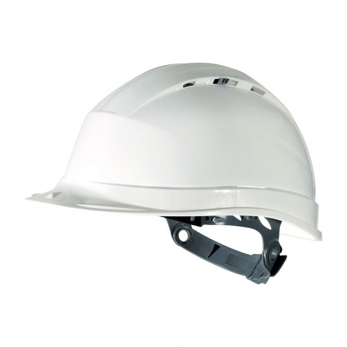 casque de chantier blanc