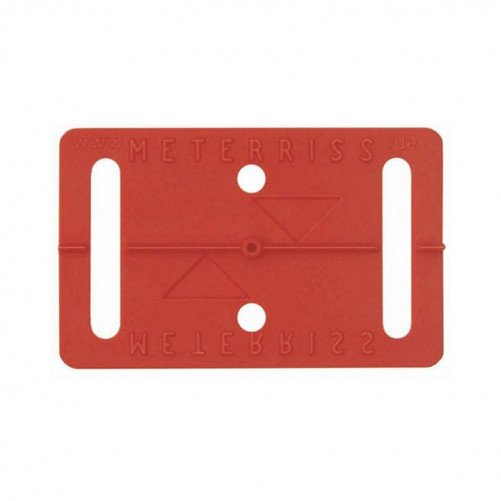 Plaquette RS10 - trait de niveau TOPOCENTER