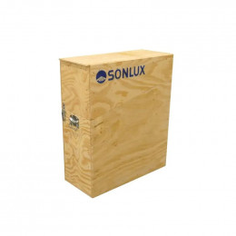 Caisse de transport en bois pour projecteur Powerdisk