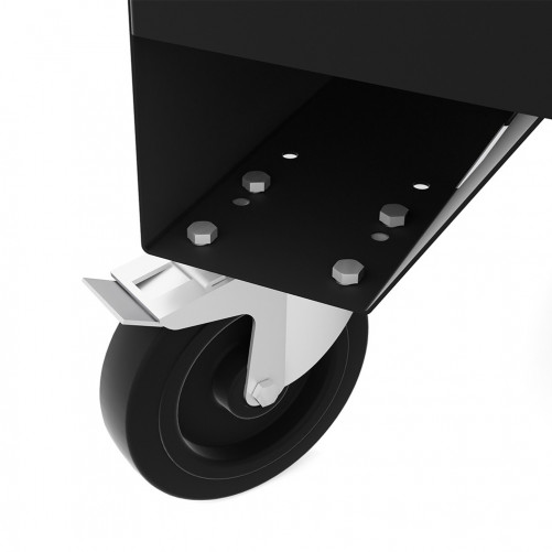 Roulettes pivotantes pour coffre de chantier ⌀200