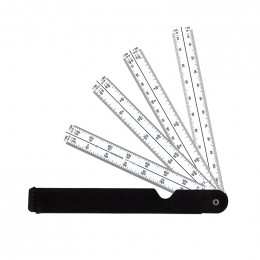 Règle à échelle en éventail