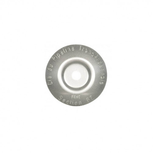 rondelle gravée et galbée