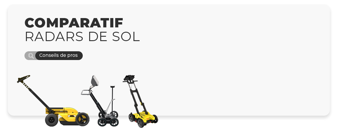 Quel est le meilleur radar de sol ?